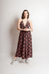 Lali - Vestito floreale con collo alto